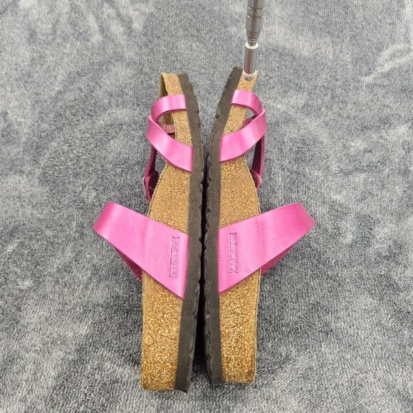 Birkenstock Mayari Sandals Womens 8 Magenta Haze Toe Loop Leather - Picture 7 of 15